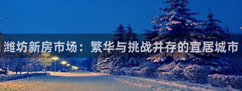 新宝5测速平台登录：潍坊新房市场：繁华与挑战并存的宜居城市