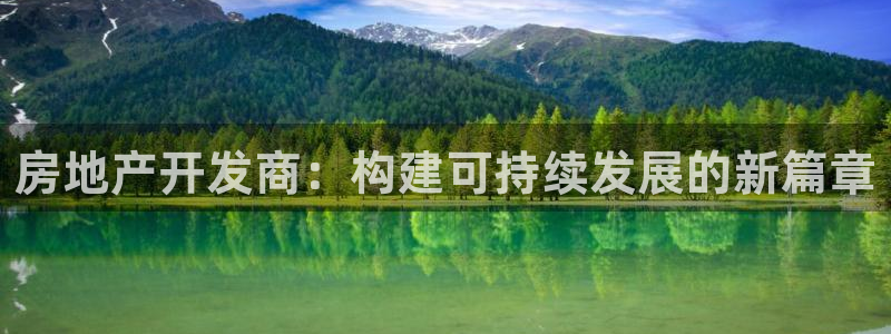 新宝注5册：房地产开发商：构建可持续发展的新篇章