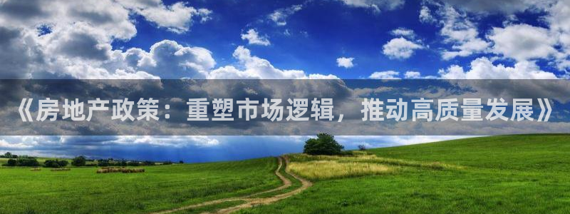 新宝5娱乐代理：《房地产政策：重塑市场逻辑，推动高质量发展》