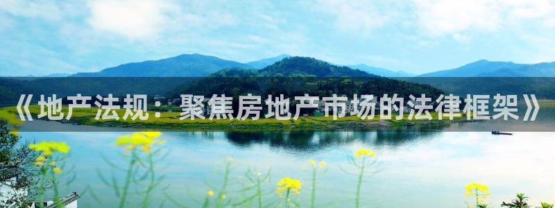 新宝5 代理：《地产法规：聚焦房地产市场的法律框架》