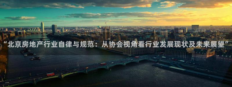 新宝5 888：“北京房地产行业自律与规范：从协会视角看行业